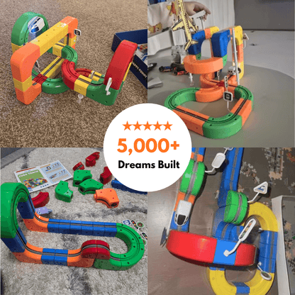 ExploraForge™ MagnaRail Deluxe Set (123 Piece)